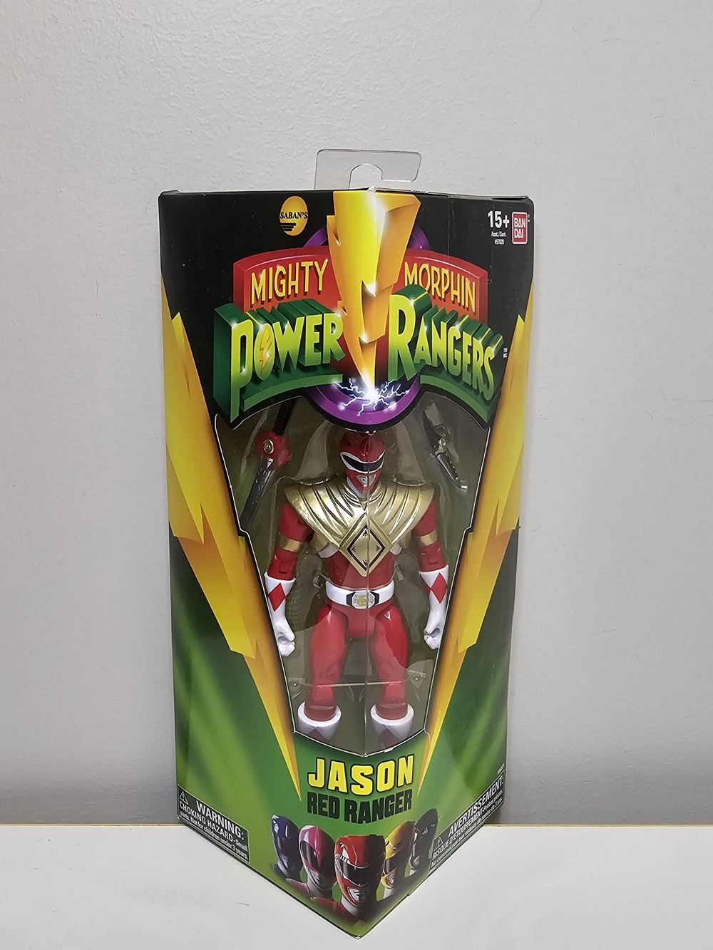 Mighty Morphin Power Rangers Jason Red Ranger Action Figure - Red & GoldI